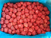 Frozen strawsberry type Senga from Serbia